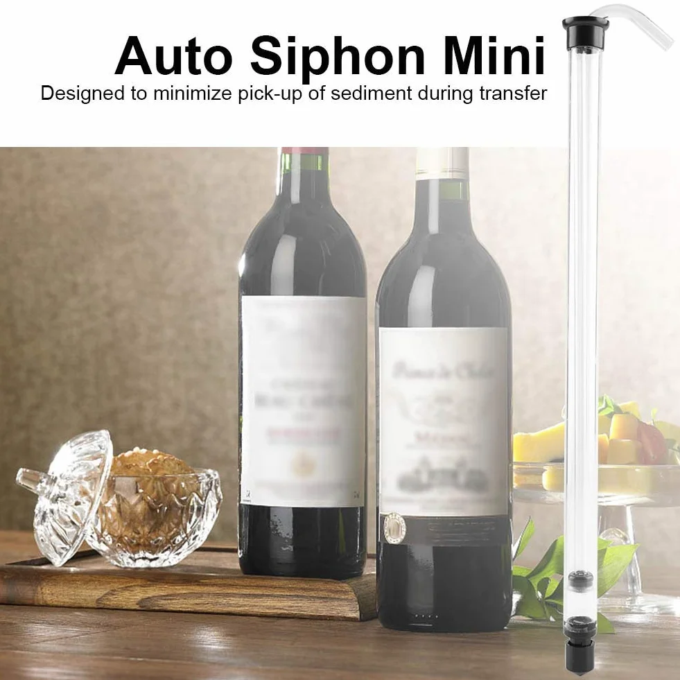 Sifón Automático de 13.8 Pulgadas para Cerveza y Vino