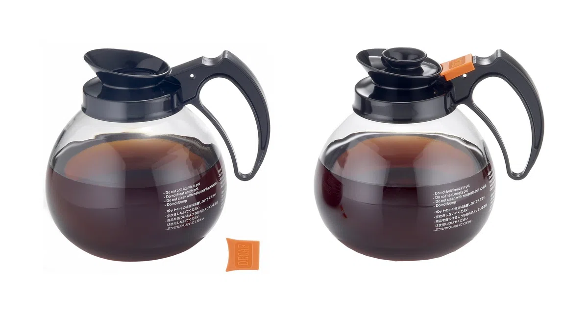 SARO Jarra de cristal, 1,8 l, apta para cafeteras de filtro, apta para lavavajillas, transparente