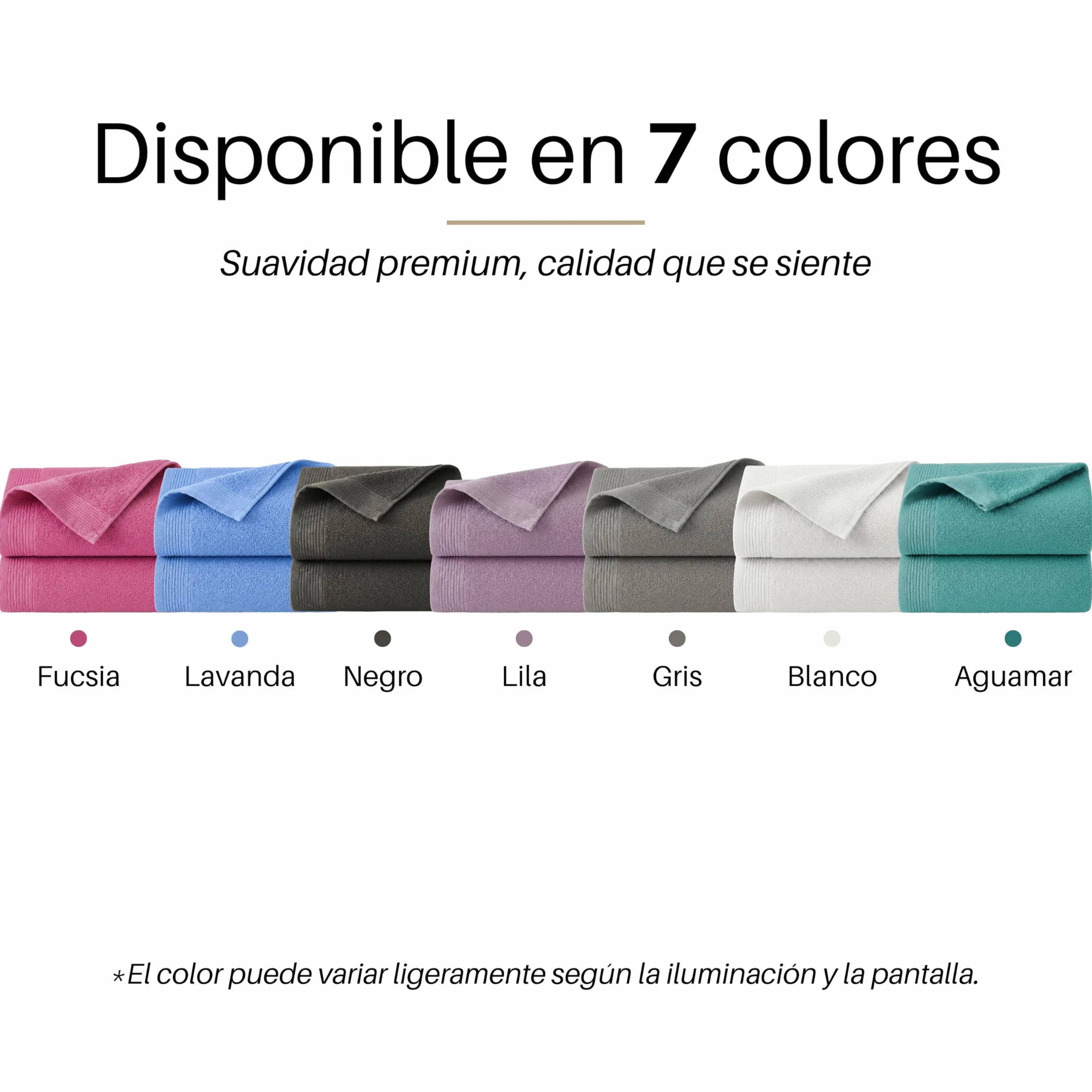 NOVOTEXTIL Juego Toallas Ducha 6 Piezas – 2 Ducha 70x140 + 4 Cara 30x50 – 100% Algodón 500 g/m² – Suaves y Alta Absorción (Blanco)