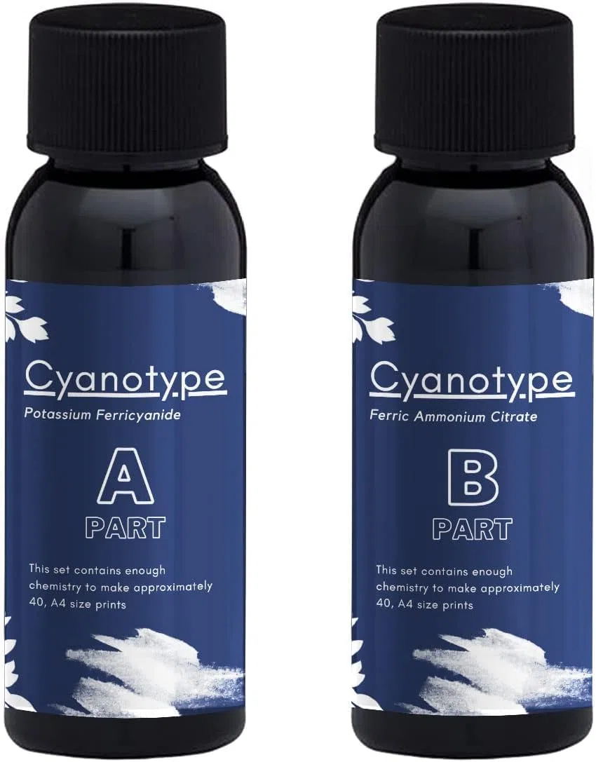 OIAMADE Cyanotype Sensitizer Set Solar Sun Print Kit, Azul, 100 ml