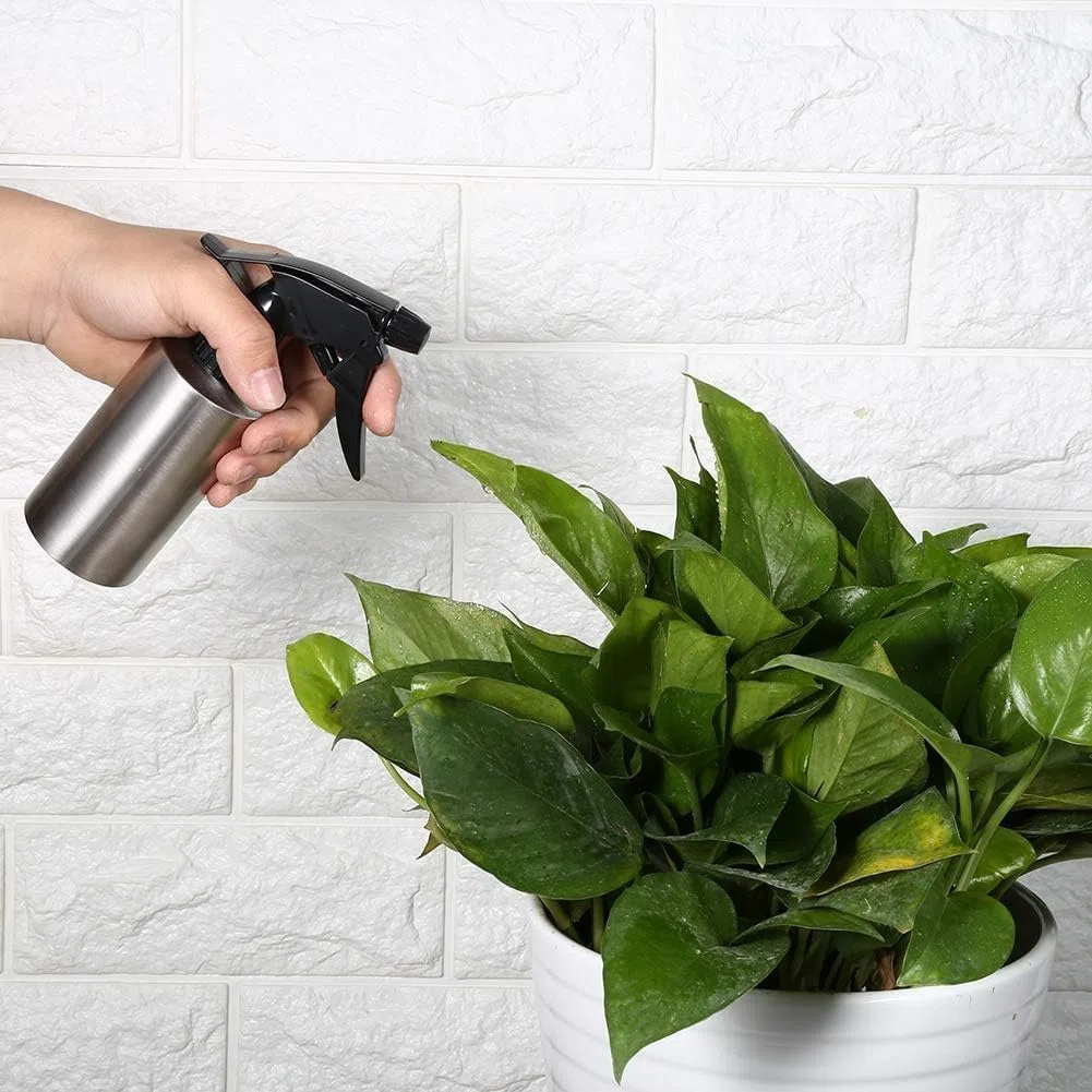Botella Spray Agua Acero Inoxidable, Vinagre E Aceite Oliva Botella Rociador, Multifuncional Botella Spray Para Plantas, Pulverizador De Suministros De Cocina Para Limpieza, Plantas, Cocina(250ml)