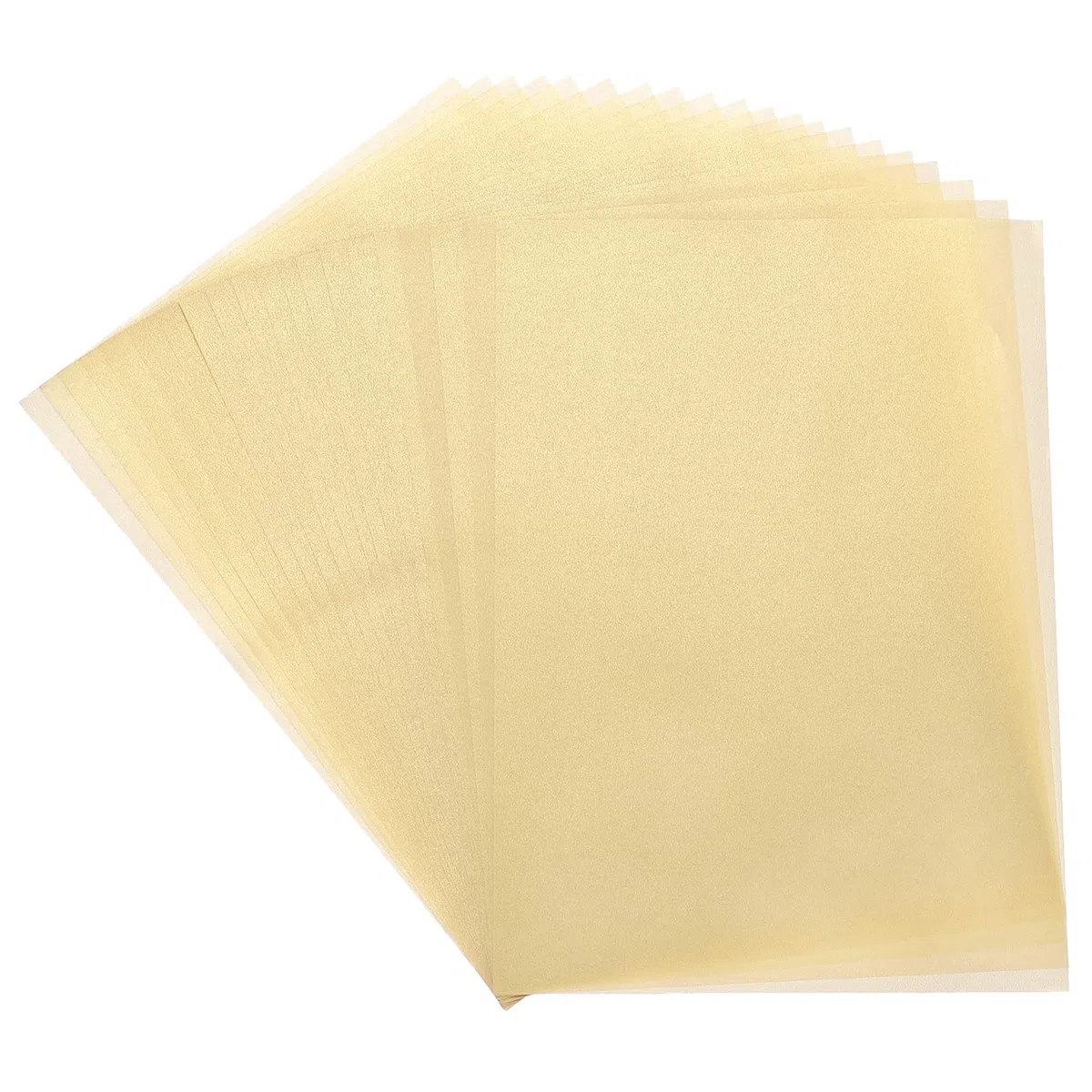 QUARKZMAN Papel de Pergamino de Colores, 40 Hojas de Transparencia Naranja Amarilla 8.5 x 11 Papel de Pergamino Imprimible, Hojas de Pergamino Translúcido para Imprimir Invitaciones de Boda