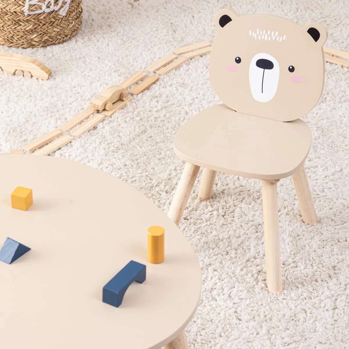Atmosphera - Silla Osito suavidad Madera Natural