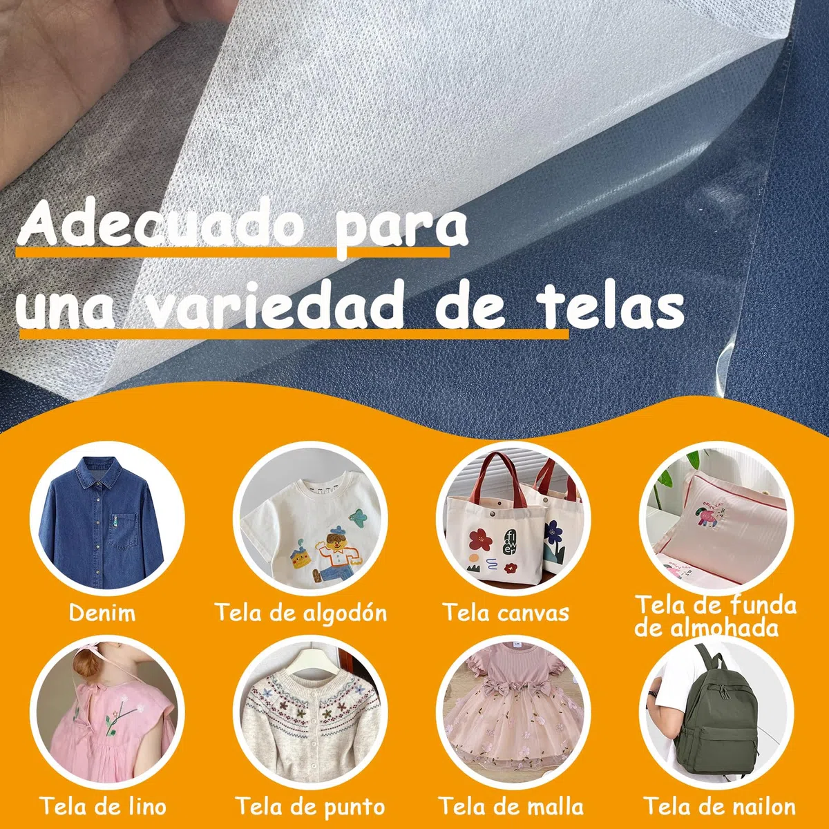 20 Unidades Estabilizadores A4 29,7x21cm, Papel Trazado Transferible soluble en agua Autoadhesivo, Reverso Transparente, Imprimible y Dibujable para Bordado Mano, Máquina, Punto de Cruz