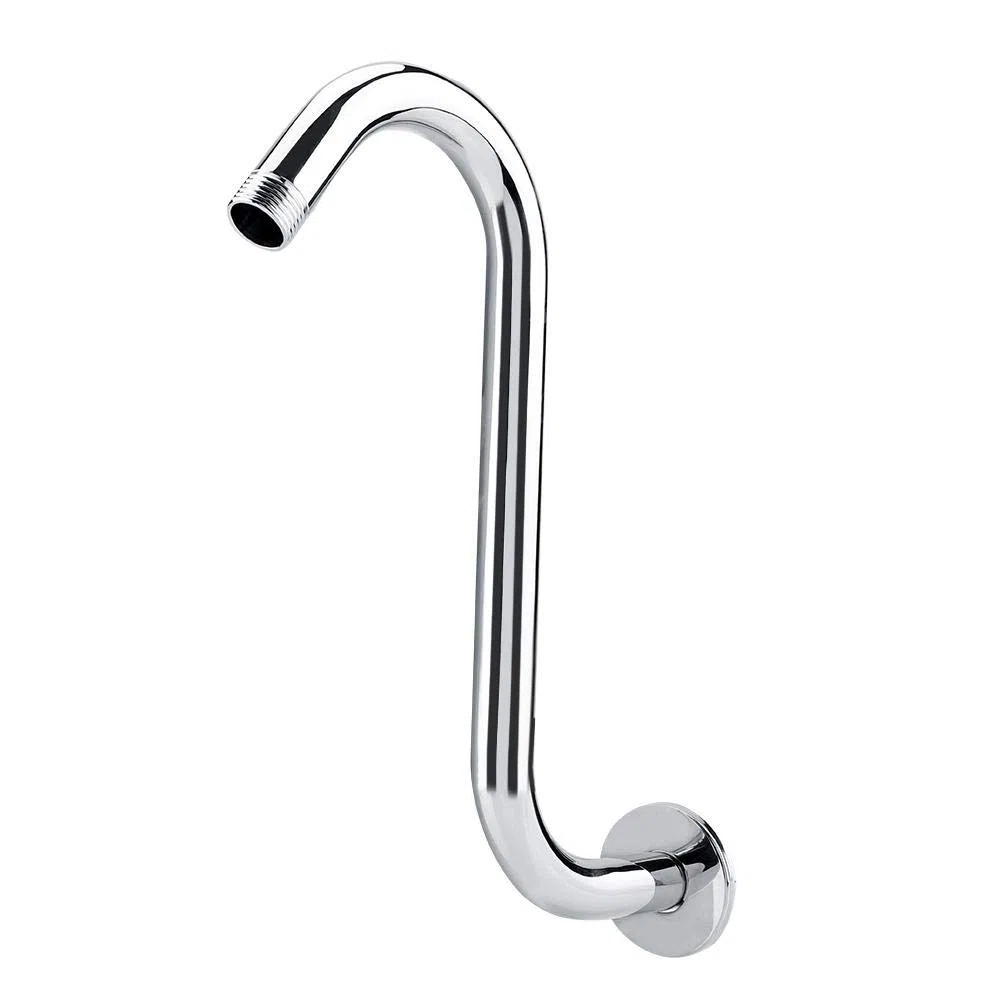 Brazo de Extensión para Ducha Accesorios de Baño 8 Pulgadas Acero Inoxidable 201 de Gran Altura S-Curvado