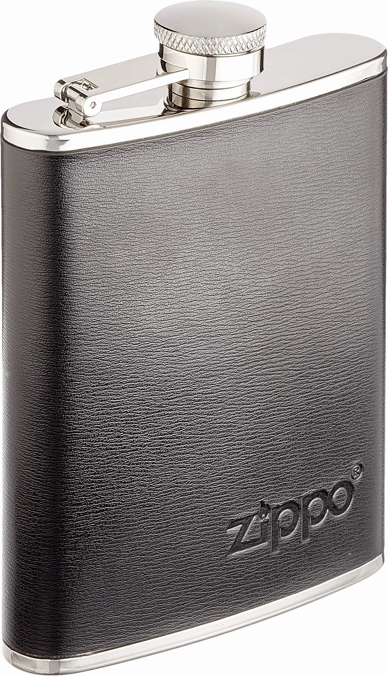 Zippo Cuero Envuelto Petaca, Mocha, 6 oz