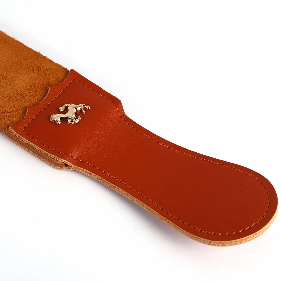 Asentador De Cuero, 19.8 * 2in Cuero genuino Strop Asentador De Cuero Para Cuchillos Afilador Cuchillos Afilador de afeitar para navajas, cuchillos y cinceles