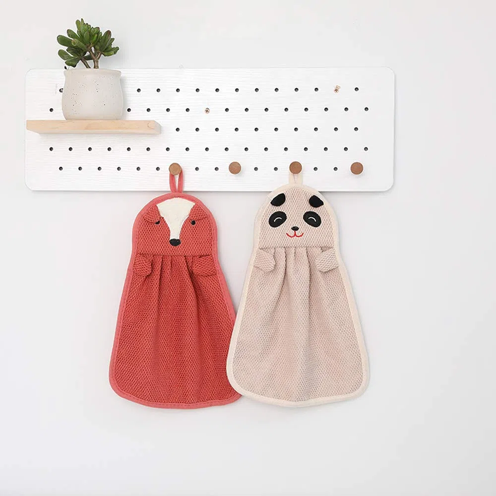 6 toallas de mano de animales , toallas de mano niños, bonito paño de cocina para baño, toallas de cocina, toalla de secado rápido para niños y adultos