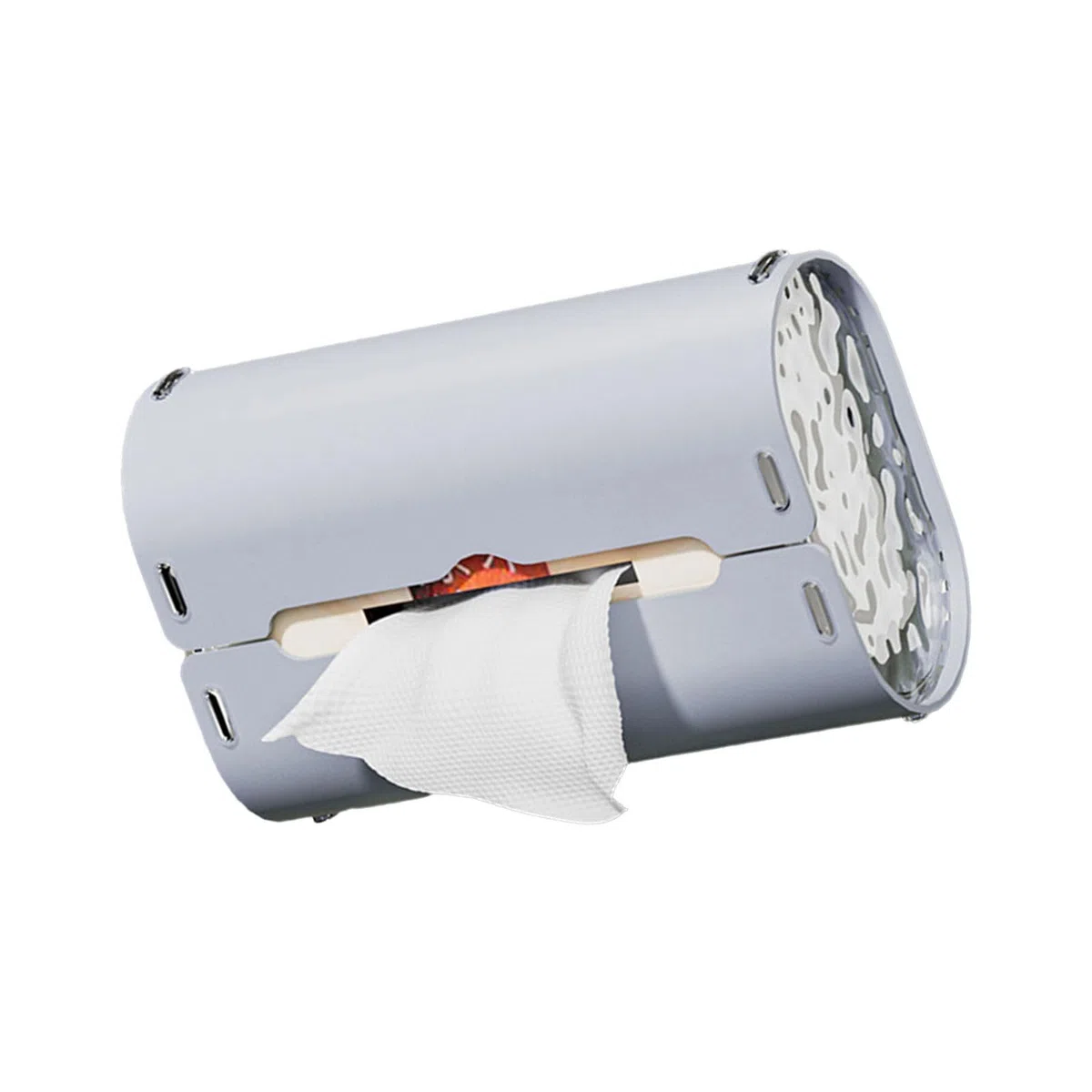 Dispensador de pañuelos montado en la pared con ventosa, organizador de toallas de papel, suministros de baño, dispensador de toallas de papel montado en la pared