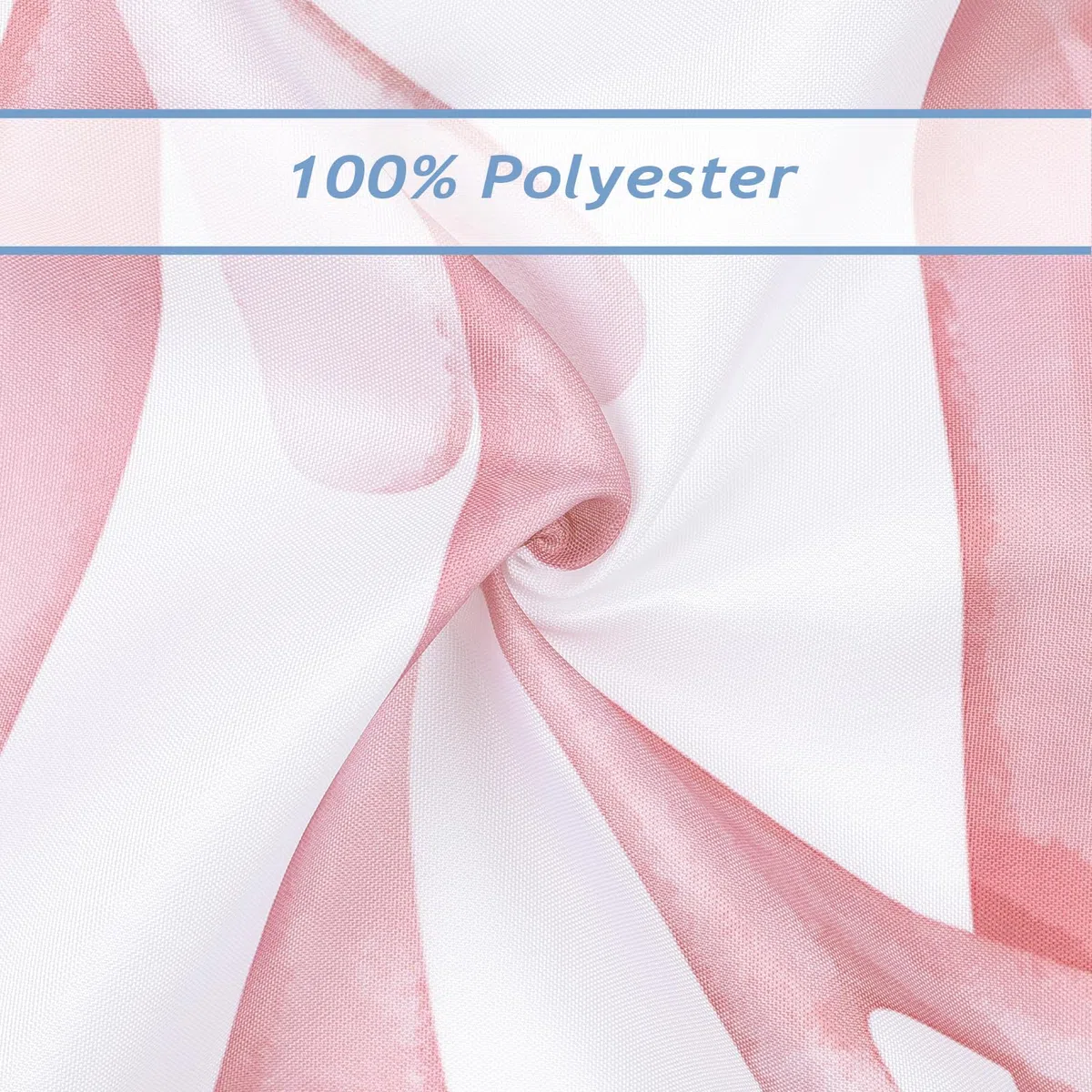 Bonhause Cortina de Ducha Rosa Azul Coral Estrella de Mar Concha Cortina de Baño de Poliéster Impermeable Antimoho Lavable Cortina Ducha 180 x 180 cm con 12 Ganchos