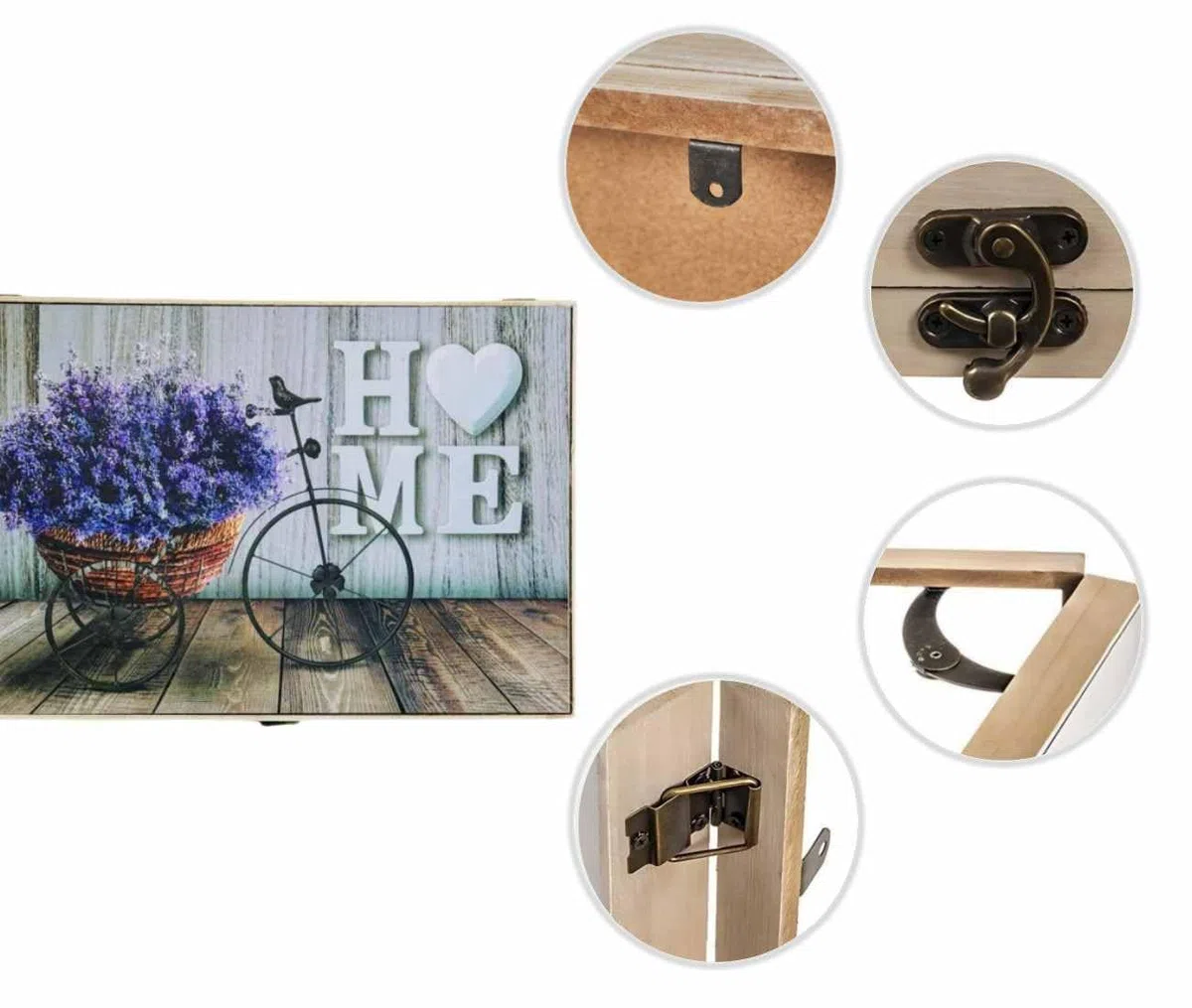 Tapa Cuadro Eléctrico Decorativa de Madera Blanca | Estilo Nórdico para Entrada y Recibidor | Cubre Contador de Luz Moderno | Diseño Home Lavanda