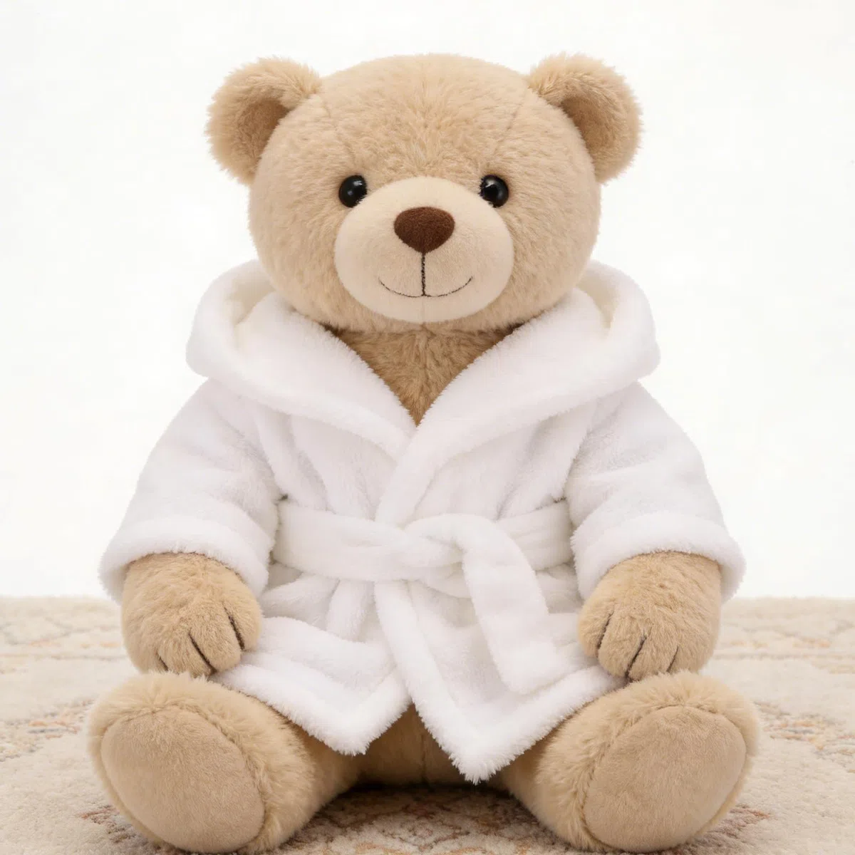 Uonlytech 1 Juego de Bata de baño para muñeca de Oso de Peluche de 36 cm, Pijama para Dormir, Bata de Peluche, Traje de SPA para Juego de rol y Vacaciones.