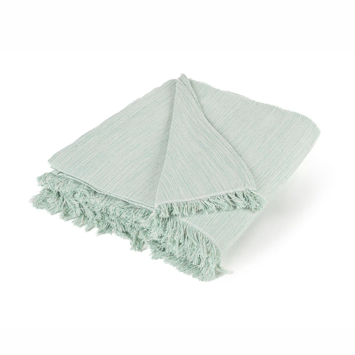 Colcha Multiusos Modelo BRUMA, Plaid para Sofá o Cama, Cubresofá, Cubrecama (Verde Agua, 140x190)