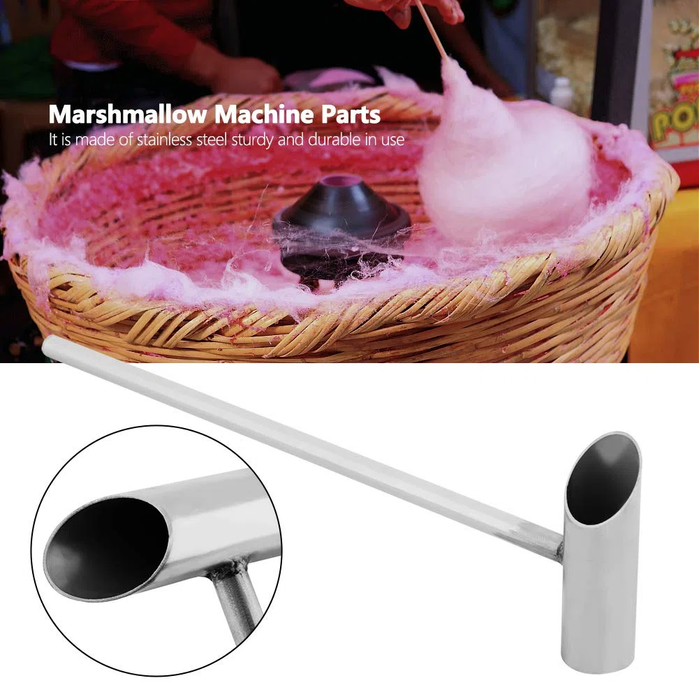 Máquina de Algodón de Azúcar con Cuchara de 11,6 Pulgadas, Herramienta para Hacer Malvaviscos, Accesorios y Piezas de Repuesto