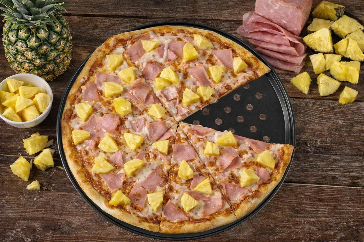 Molde para Pizza con Agujeros - Acero al Carbono - Recubrimiento Antiadherente - Set de 2 - Ø 32 cm