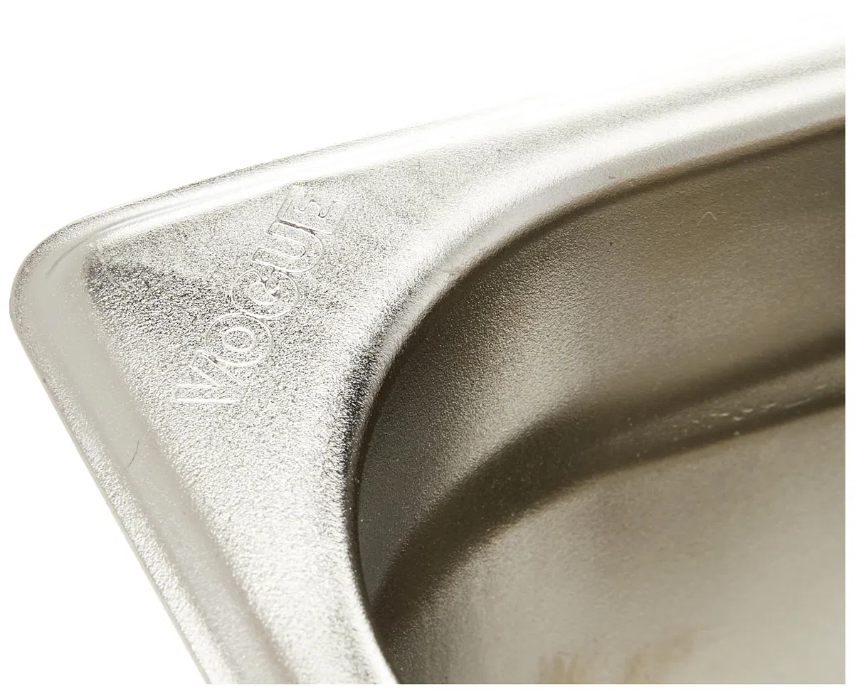 Vogue K826 1/9 de acero inoxidable Gastronorm Pan, 150 mm