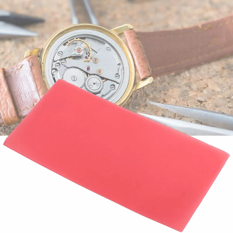 10 hojas de cera para placa base roja, cera para tallar joyas, para joyeros, escultores y aficionados (1.3mm)