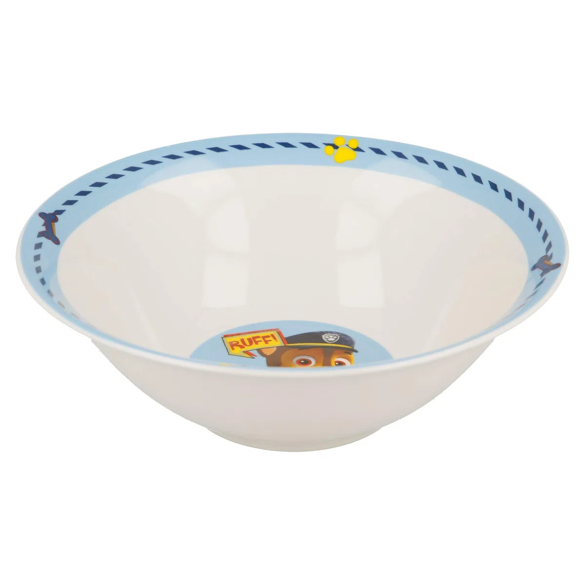 SET MERIENDA CERAMICA (PLATO, CUENCO, TAZA) EN CAJA DE REGALO 3 PCS PAW PATROL