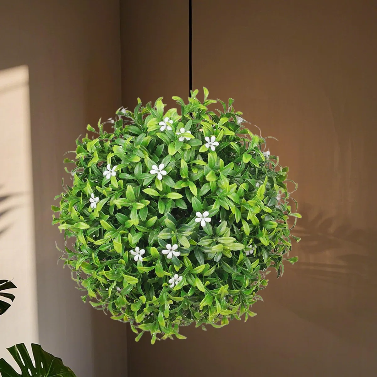 Bolas topiarias de de Flores, Bola topiaria de Hierba, decoración Resistente para el hogar, para Interiores y Exteriores, jardín, Boda, Fiesta