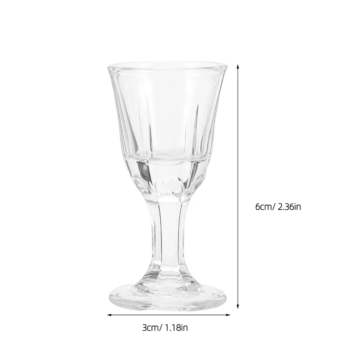 ULTECHNOVO 10 Piezas Vasos de Vidrio 1 cl (10 ml), Mini Piezas Pequeñas para Tequila y Licores, Alta Claridad para Fiestas y Degustación, Diseño Transparente de Uso en Bar