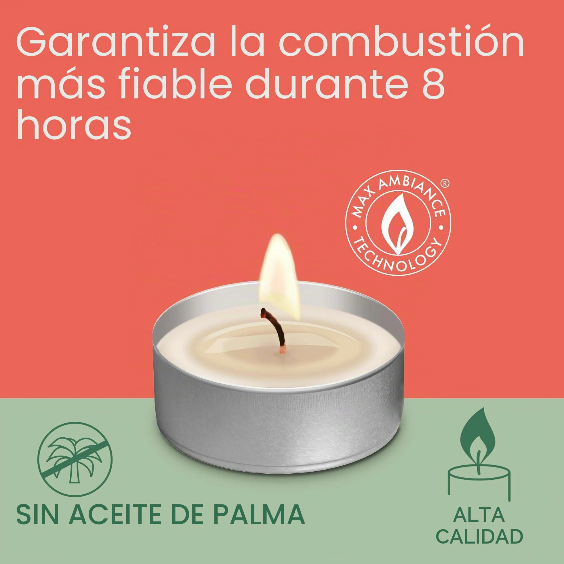 Bolsius - Paquete grande de velas de té - 90 unidades - 8 horas de combustión - blanco - duración de combustión - Velas decorativas para el hogar - Sin aceite de palma - Quema limpia