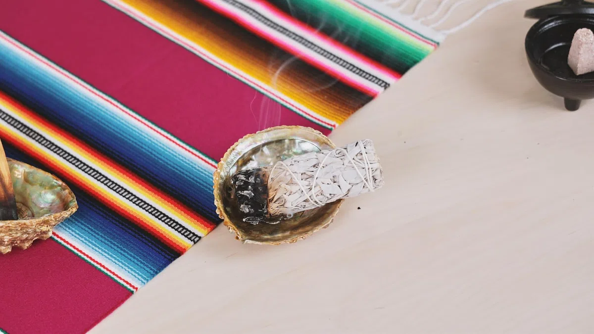 Salvia Blanca para Quemar Limpieza Energética Meditación Purificación Espiritual Incluye Incienso Copal Mexicano Artesanal Ritual Aromaterapia Yoga Protección (6 Salvia Blanca)