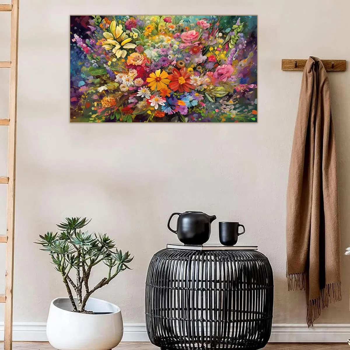 Hoqque Diamond Painting Adultos Cuadros Diamantes 40 x 70 Grande 5d Pintura Pintar con Kit Completo Punto de Cruz Puzzle Dibujos Accesorios Regalo Paisajes Modernos Decoracion Salon