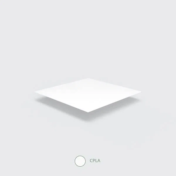100 cuchillos reutilizables de 175 mm. Fabricados en Pla biodegradables y compostables.