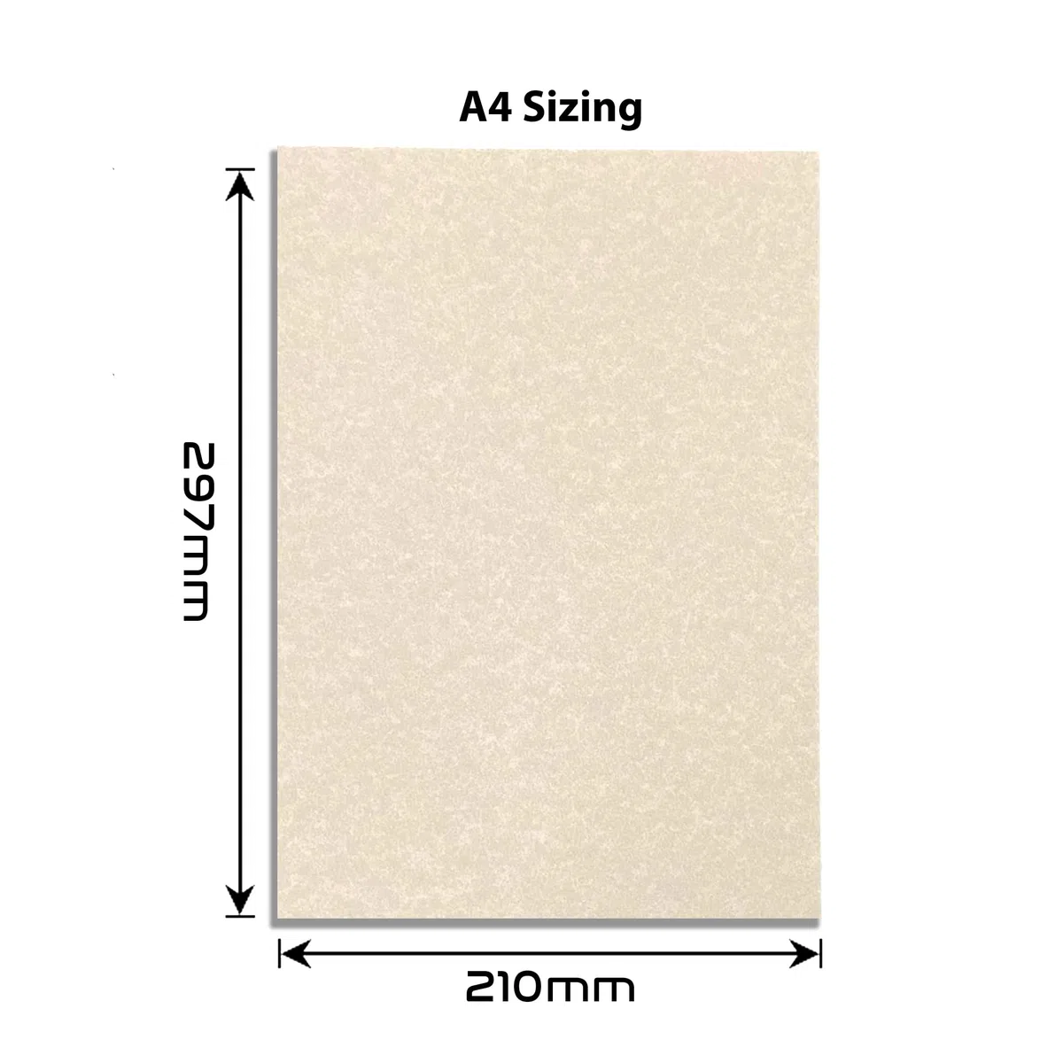 DJP Papel de pergamino A4 de 90 g/m² (50)