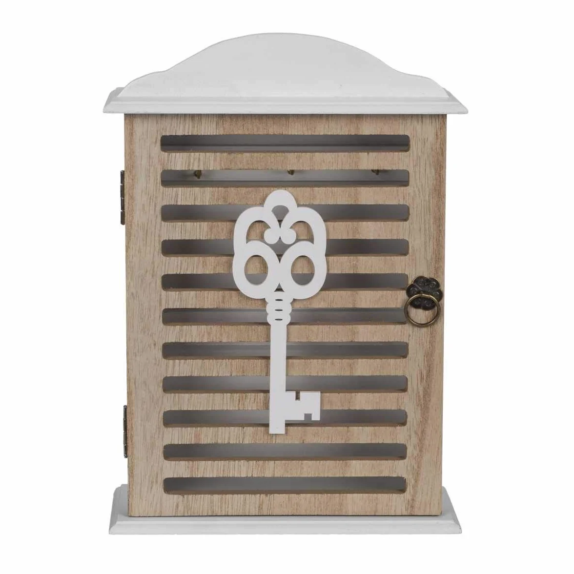 OOTB - Caja Blanca de Madera para Llaves, color Blanco, aprox. 19 x 6 x 28.5 cm