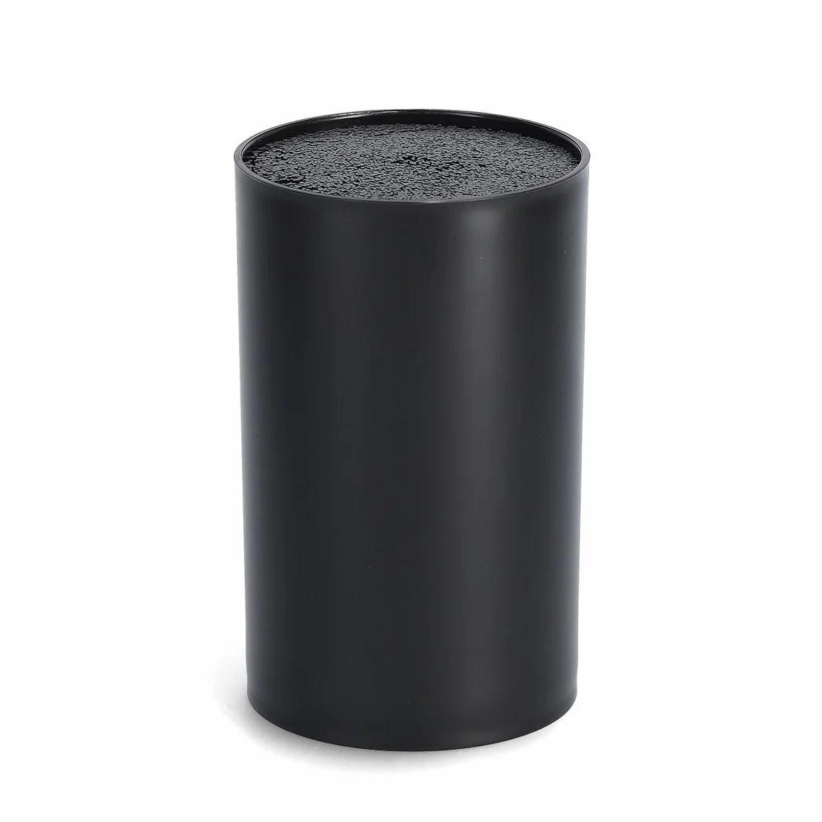 Zeller Bloque para Cuchillos con Interior de cerdas, plástico, Negro, 0