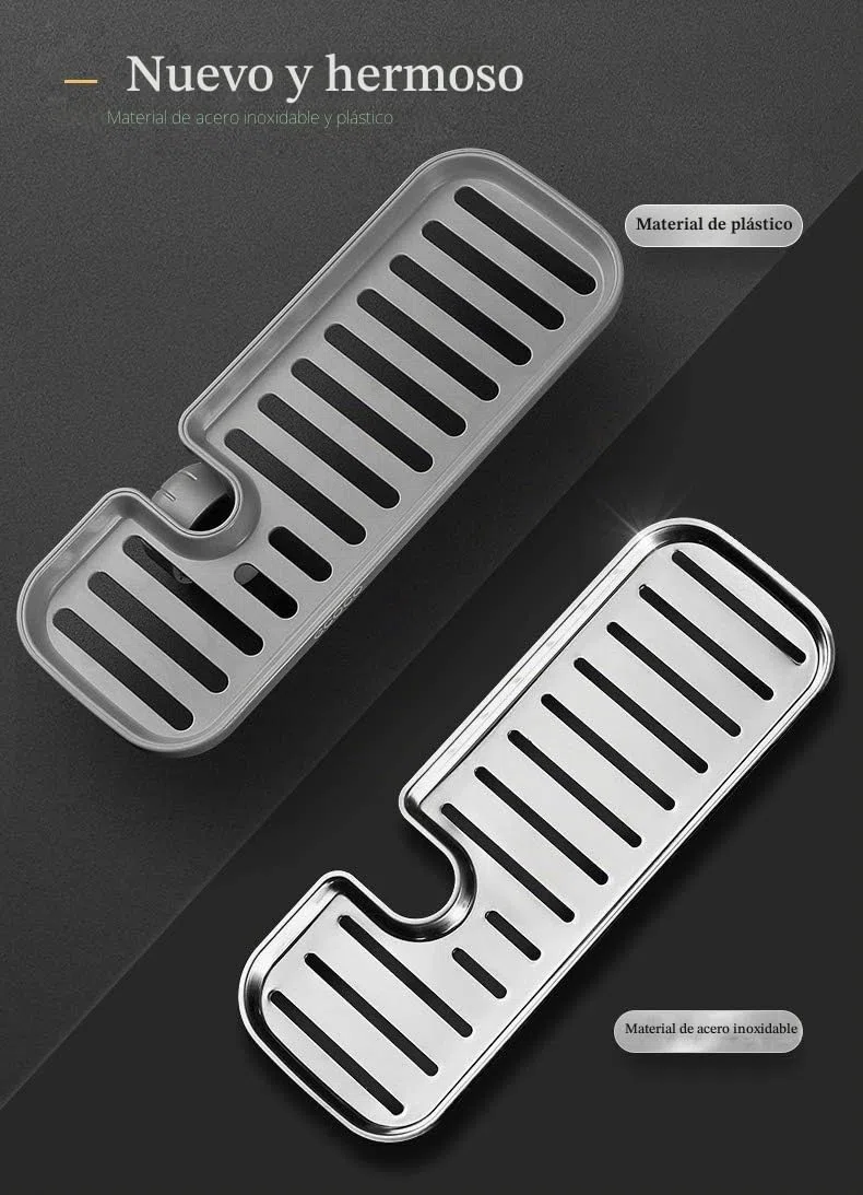 MHTECH - Estante de ducha para champú, jabón (sin taladrar), gris y negro (combinación ABS y acero inoxidable) (SLJ-CK-Heise)