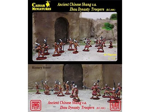 Unbekannt Caesar Miniatures h029 Figuras Ancient Chinese Shang v.s. Zhou Dynasty Troopers