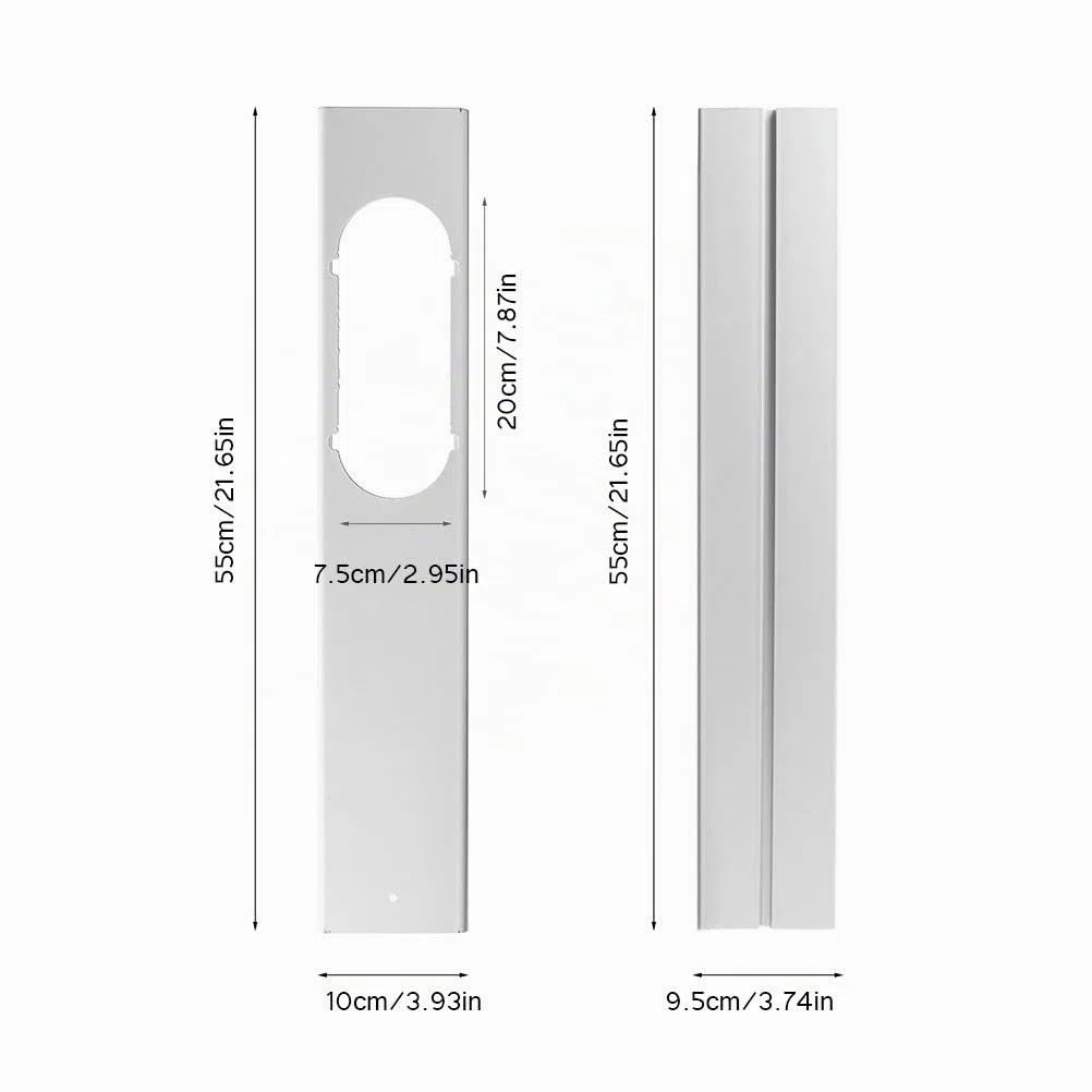 Kit portátil de ventana de aire acondicionado, kit de ventilación de ventana de aire acondicionado portátil, sello de ventana de aire acondicionado para manguera de escape de aire acondicionado