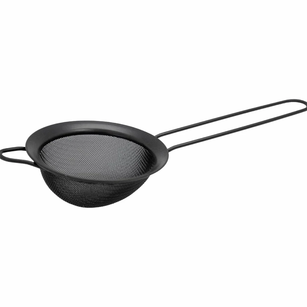 Vin Bouquet FIK 1433 Colador Cóctel Negro Acero Inoxidable Strainer Bartender Profesional