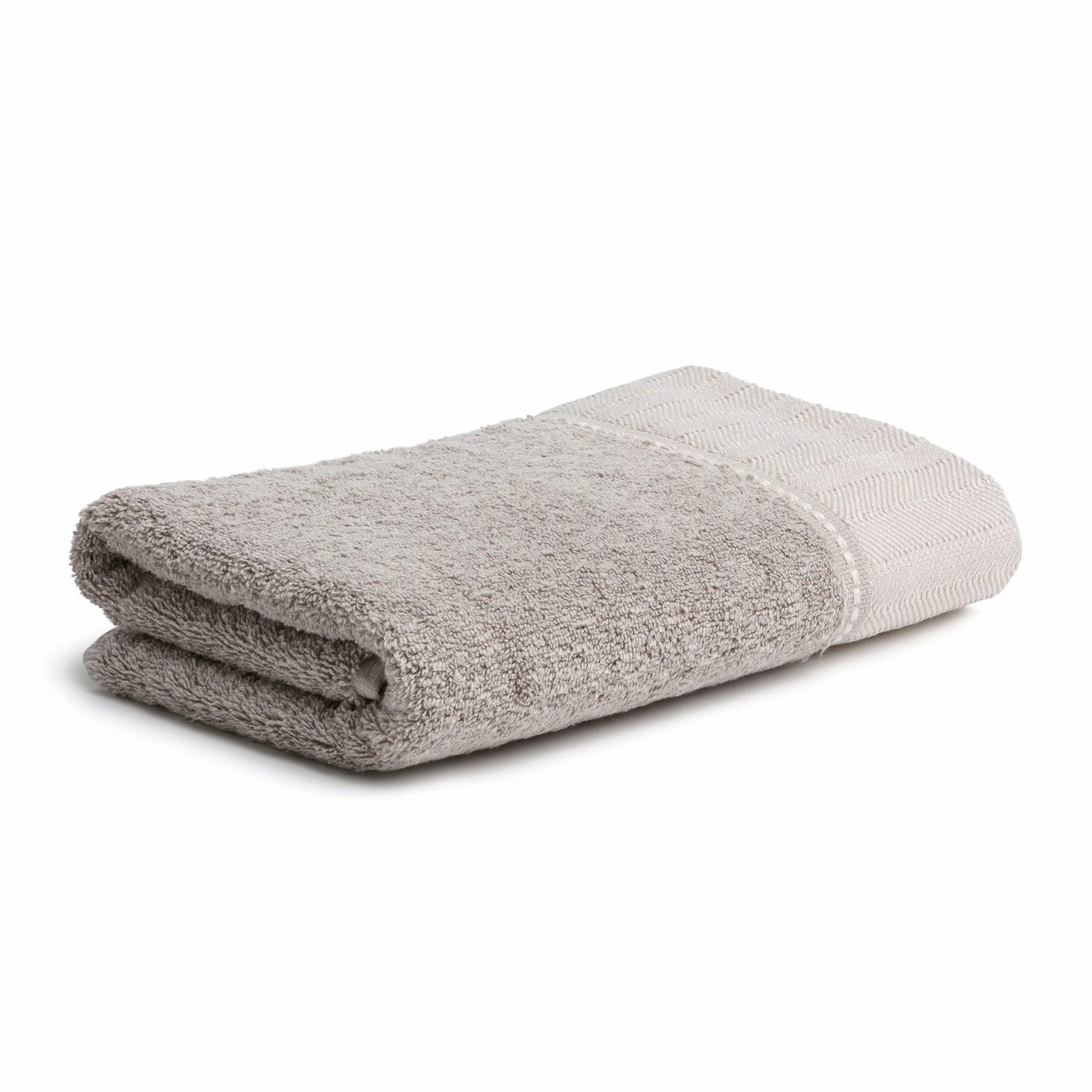 Möve Brooklyn Uni con Espina de pez - Toalla de Mano de 85% algodón, 10% Viscosa, 5% Lino, 100 x 50 cm, Cachemira