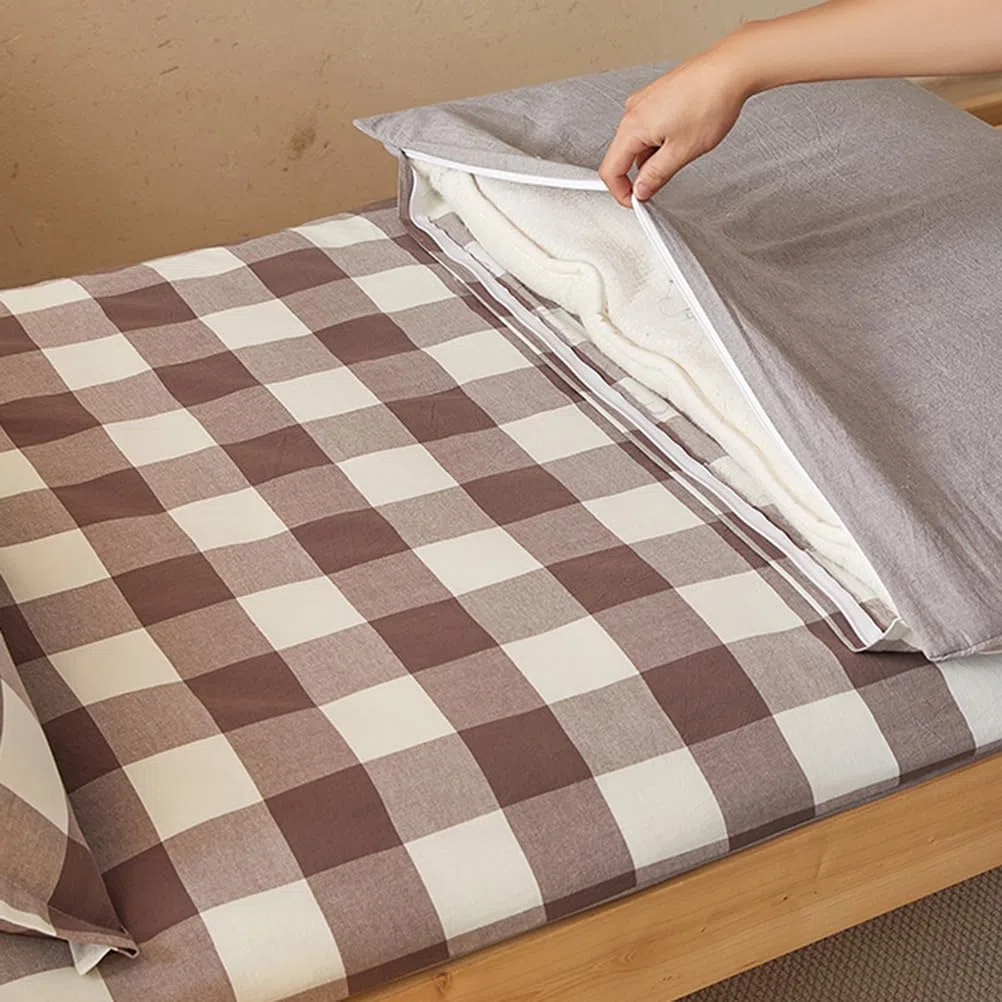 Impreso Funda de Colchón para Japonés Colchón Futón con Cremallera, Multifuncional Protector de Colchón, Tamaño Completo Tatami Cubierta de Polvo Lavable, Sin Colchon,A,90x190cm/35x75in