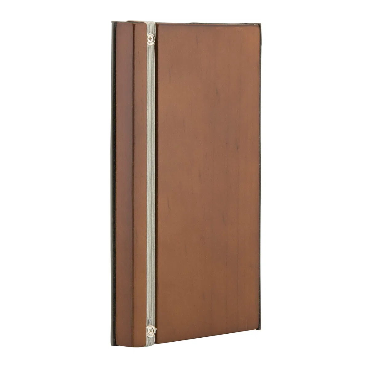 SECURIT Leather Range Bill Presentador 17,9 x 10 cm, Madera, Gris, 17.9 x 10 x 1.8 cm