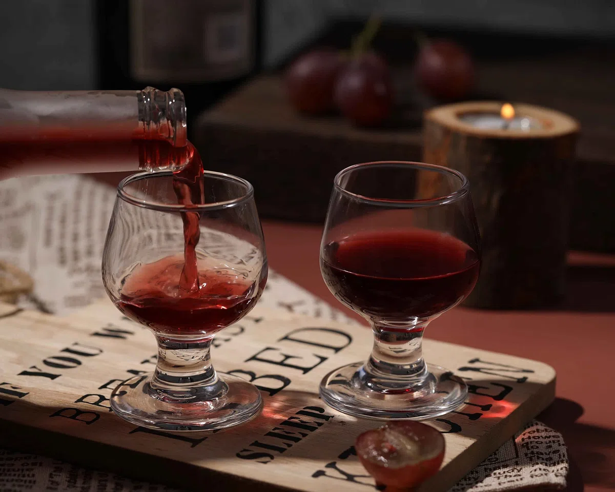 Vasos de chupito de 50 ml, juego de 8 bonitos vasos de coñac, transparentes para chupito, mini vaso de brandy