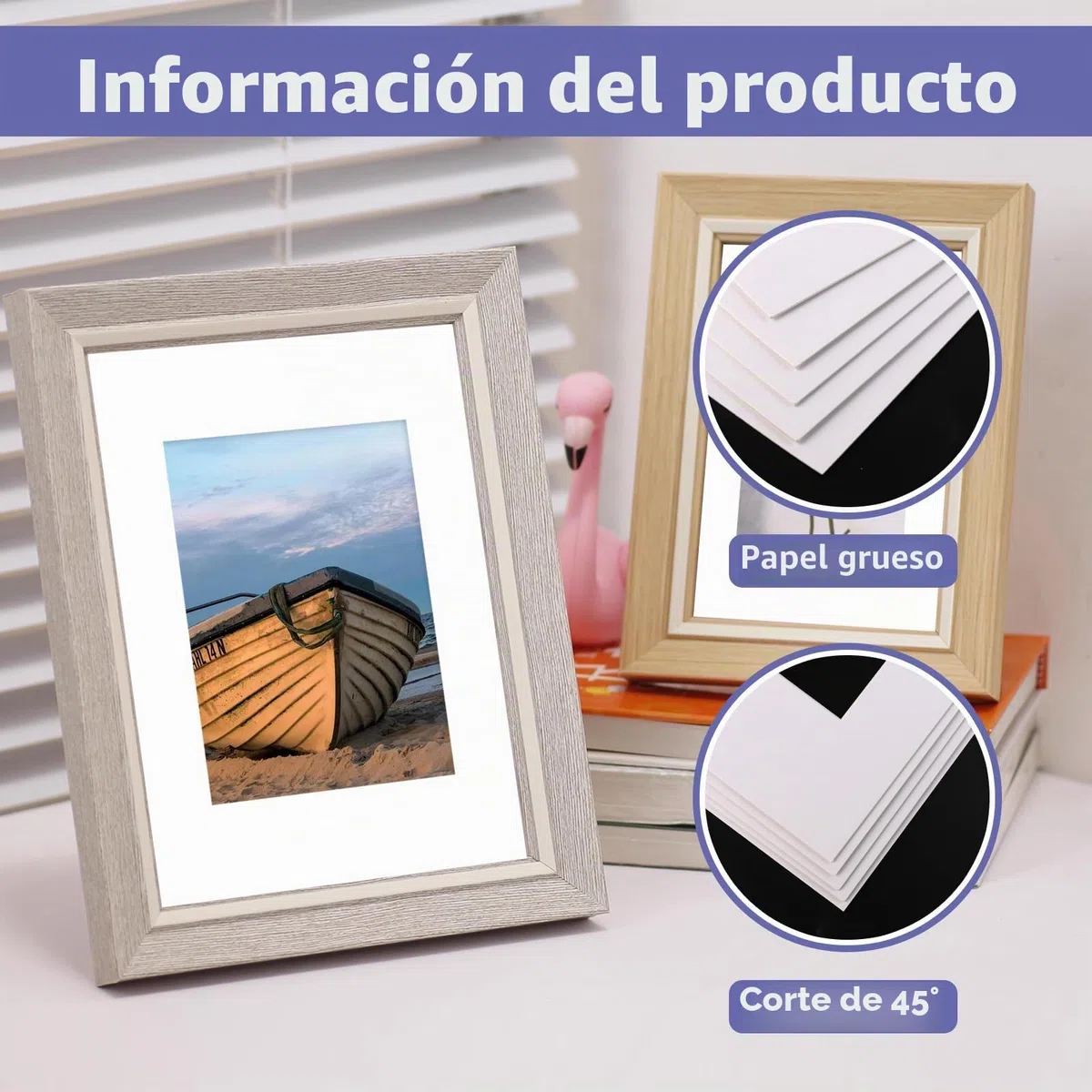 KATIMI 25 Pezzi Passepartout de Cartón, Passepartout Personalizado, Passepartout Duradero, Tapetes para Soporte de Narcos de Fotos de 5 Tamaños para Fotos de Espesor, Imágenes, Impresiones Artísticas