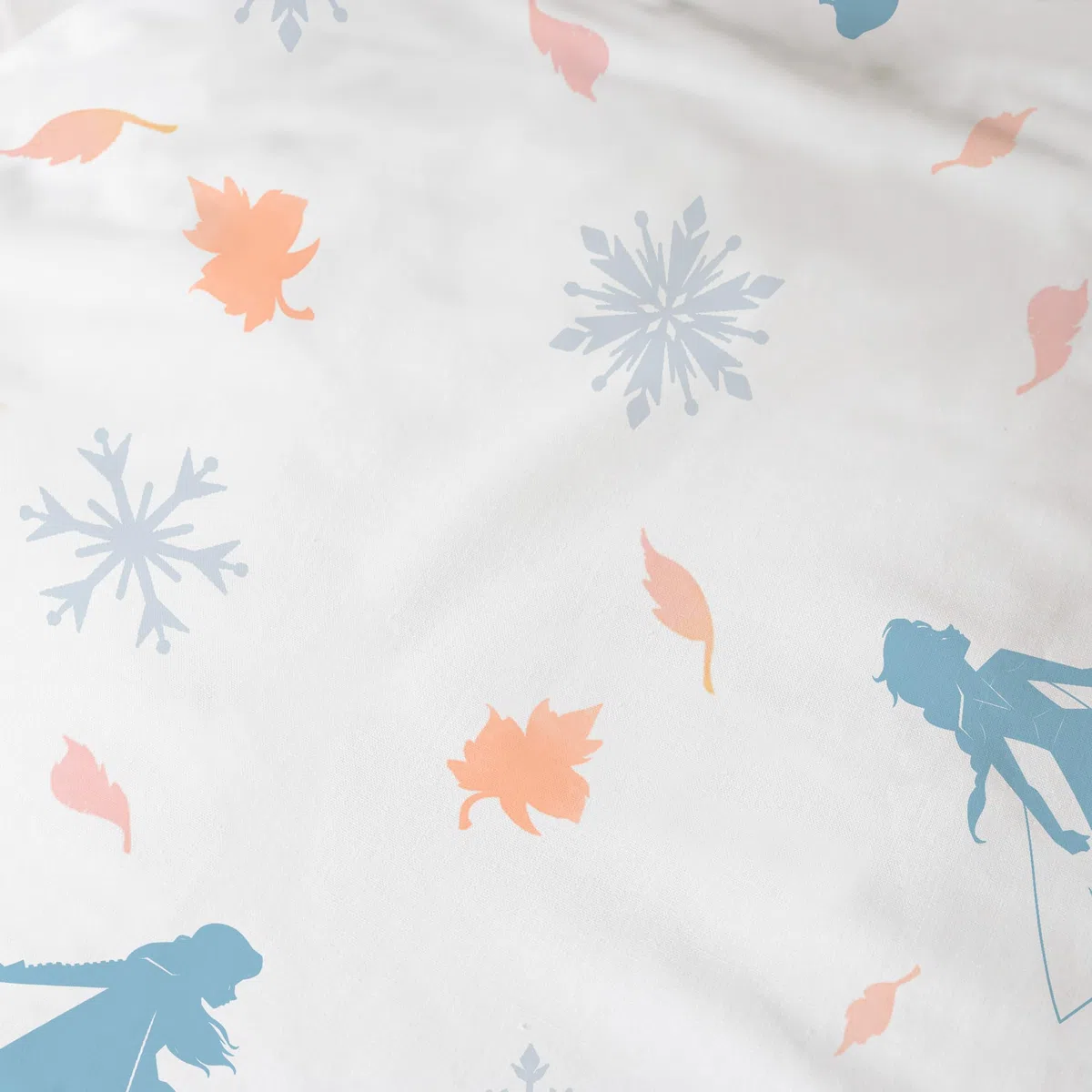 Disney Home Frozen - Sábana bajera estampada para cama individual, 2 hermanas, 100% algodón, Oeko-TEX | Sábana bajera infantil, 90 x 190 cm, color blanco