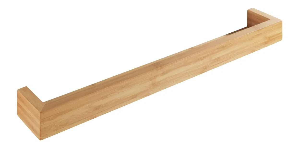 Wenko Repisa 60 cm Bambusa, Bambú, Marrón, blanco