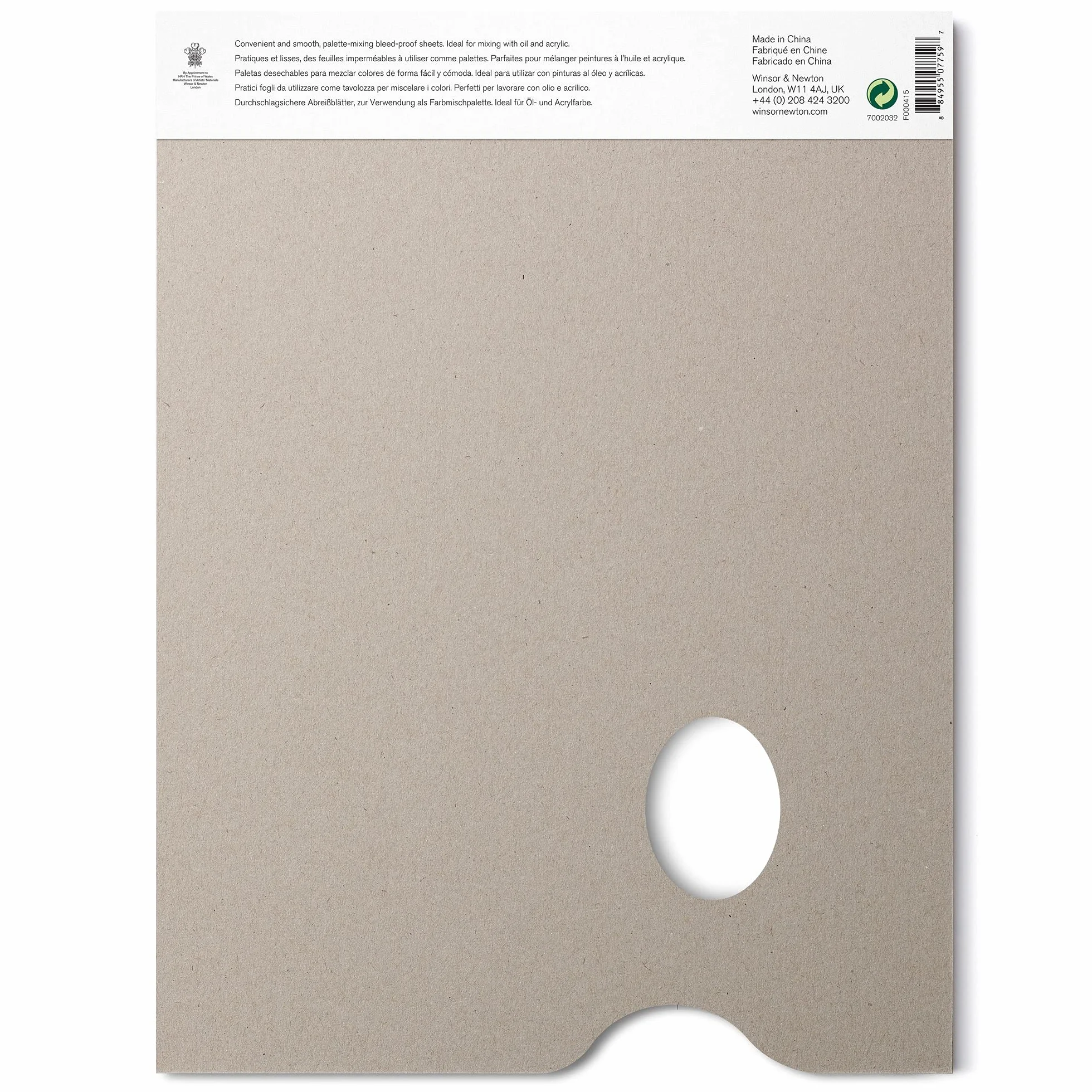 Winsor & Newton paletas desechables, 22,9 x 30,5cm