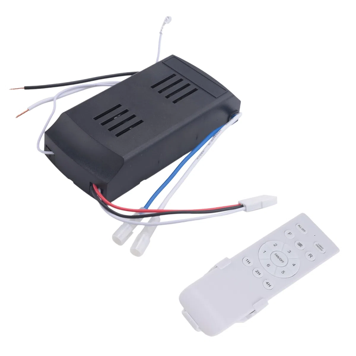 Kit de mando a distancia universal de repuesto para ventilador de techo, 6 velocidades y sincronización, reemplazo remoto para ventilador de techo DC