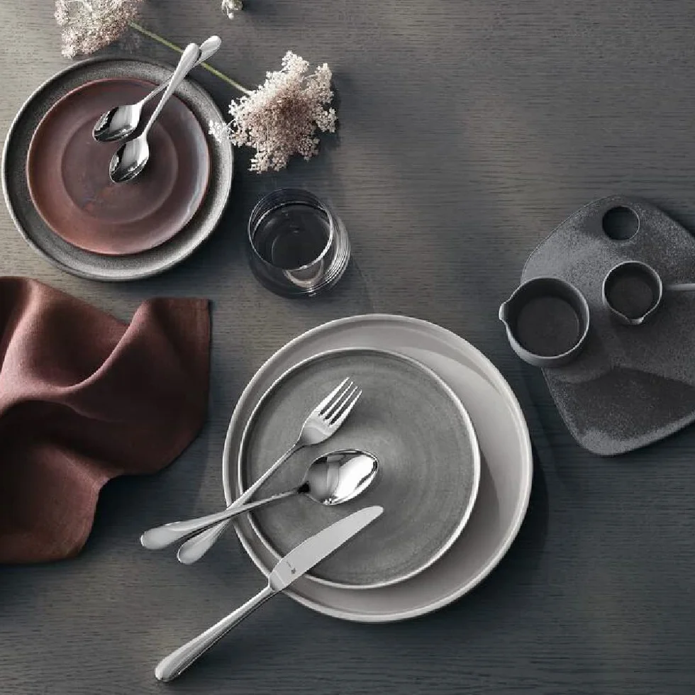 WMF Merit Cromargan protect - cuchara de mesa, acero inoxidable pulido, resistente a los arañazos, apto para lavavajillas