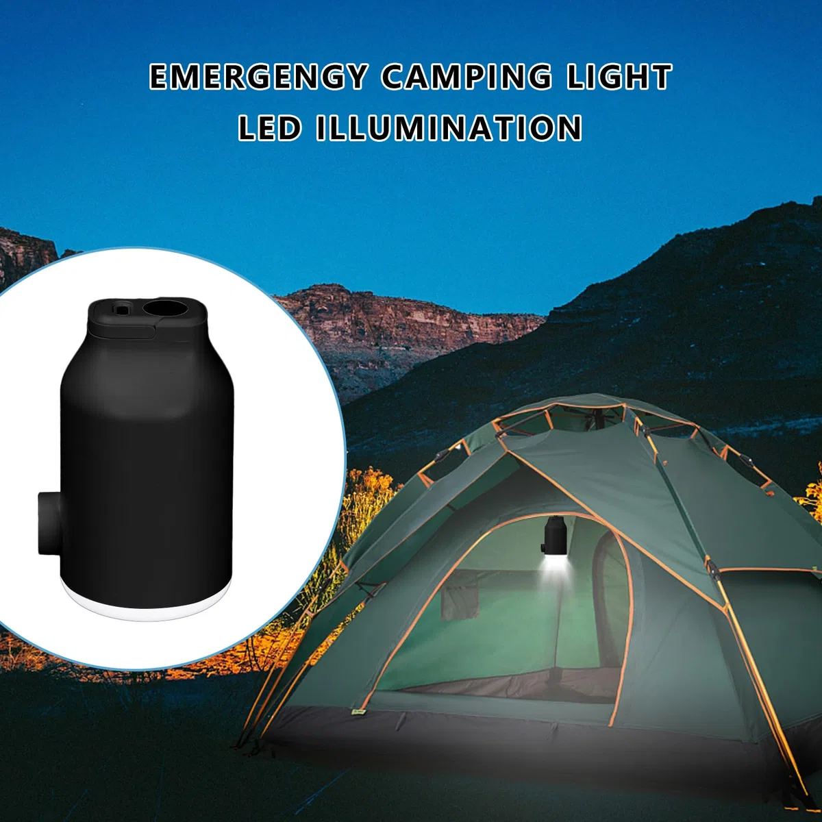 Qivine - Bomba eléctrica de 1800 mAh con luz inflador, colchón inflable portátil con 5 boquillas de aire para protección contra el sobrecalentamiento para inflador boya colchón piscina