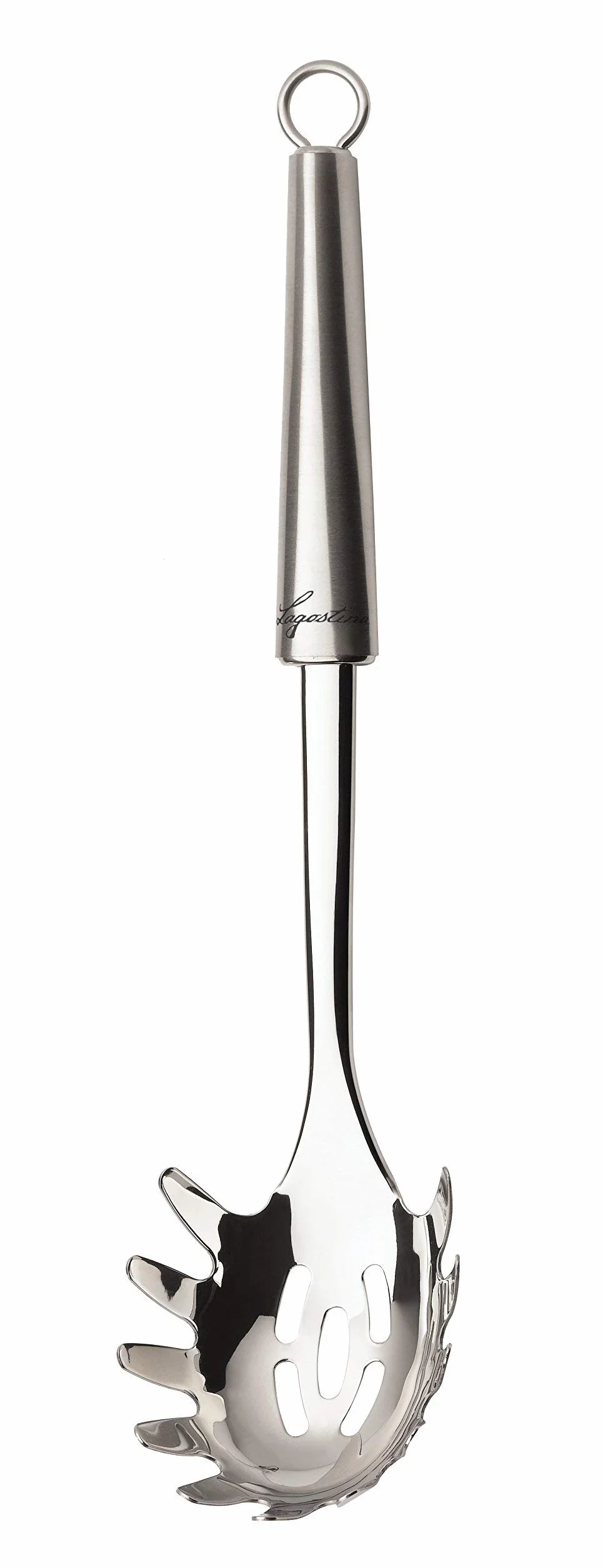 Lagostina Cucinieri Cuchara De Espagueti, Acero Inoxidable, Plateado, 31 Cm, 1 Unidad