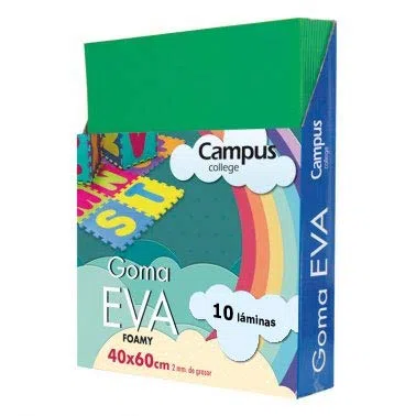 Goma Eva 40x60cm 2mm Color Verde oscuro (10 ud.)