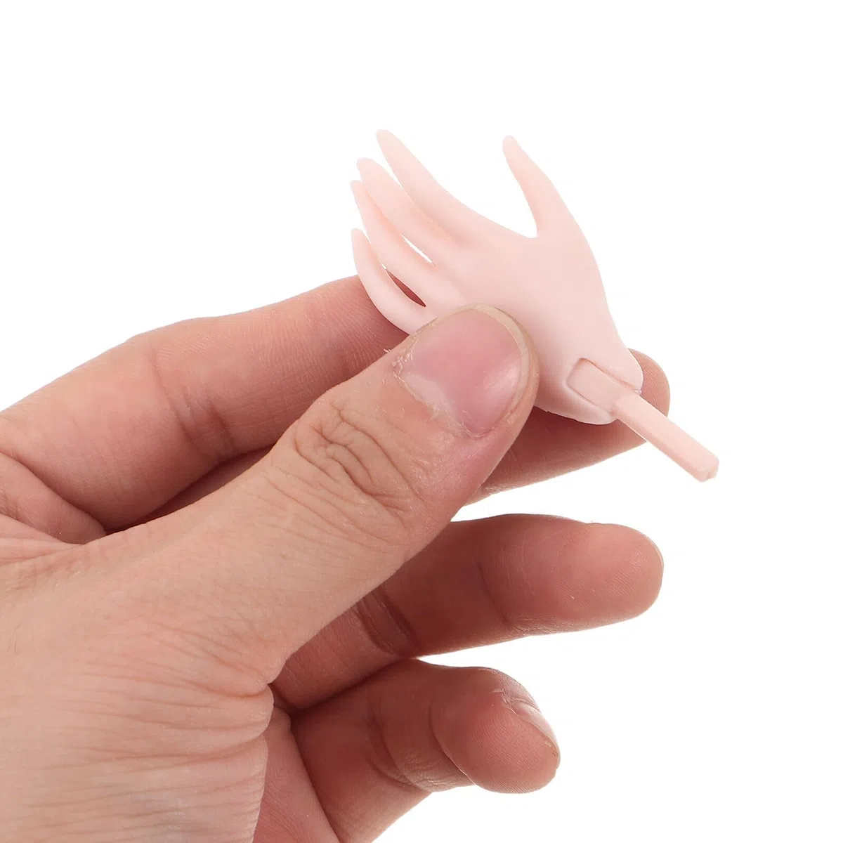 Gogogmee Modelo de Mano de Plástico Fácil de Instalar Piezas de Accesorios de Mano para Muñecas y Figuras de Acción Adecuado para Decoración de Festivales y Colección de Juguetes