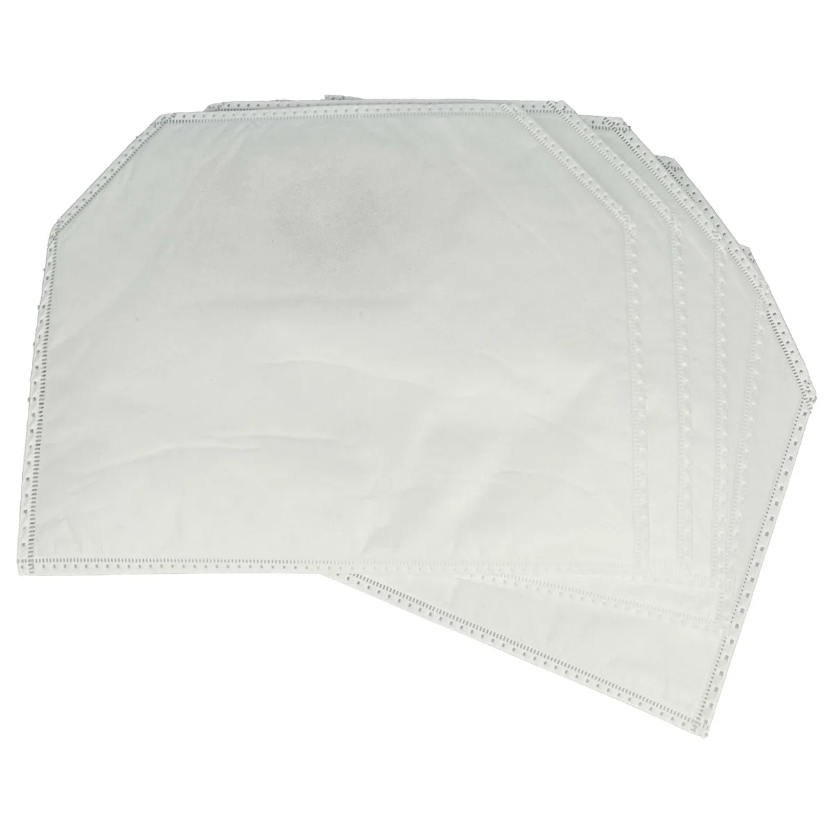 vhbw 10x bolsa reemplaza Makita 197903-8 para aspiradora - 36 cm x 28 cm blanco
